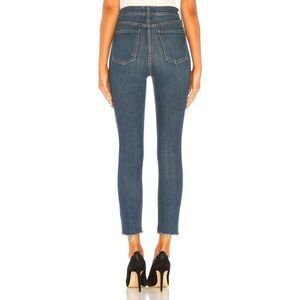 Agolde Nico High Rise Frayed Button fly slim fit Jeans Size 25